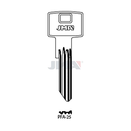 [PFA-25] Clé plate ps acier PFA-25