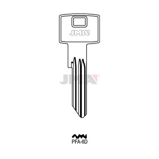 [PFA-6D] Clé plate ps acier PFA-6D