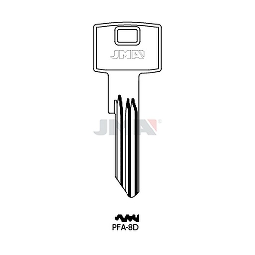 [PFA-8D] Clé plate ps acier PFA-8D