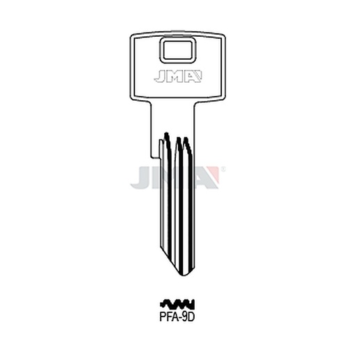 [PFA-9D] Clé plate ps acier PFA-9D