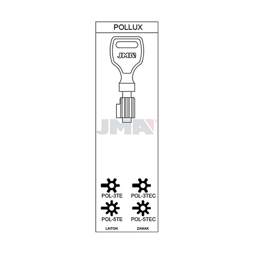 [POL-5TE] Clé à pompe en laiton POL-5TE