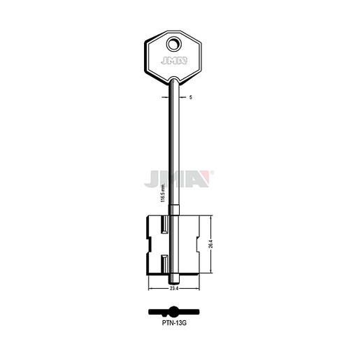 [PTN-13G] Clé dp tf l 101 a 145 mm PTN-13G