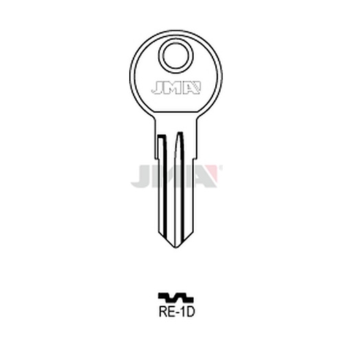 [RE-1D] Clé plate acier RE-1D
