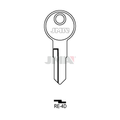 [RE-4D] Clé plate acier RE-4D