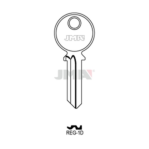 [REG-1D] Clé plate acier REG-1D