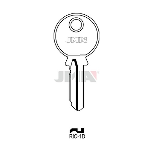 [RIO-1D] Clé plate acier RIO-1D