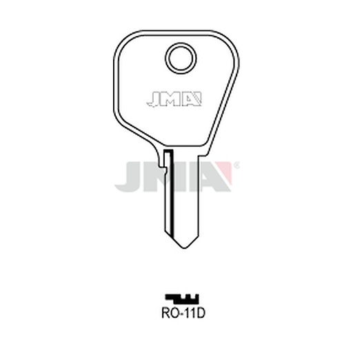 [RO-11D] Clé plate acier RO-11D
