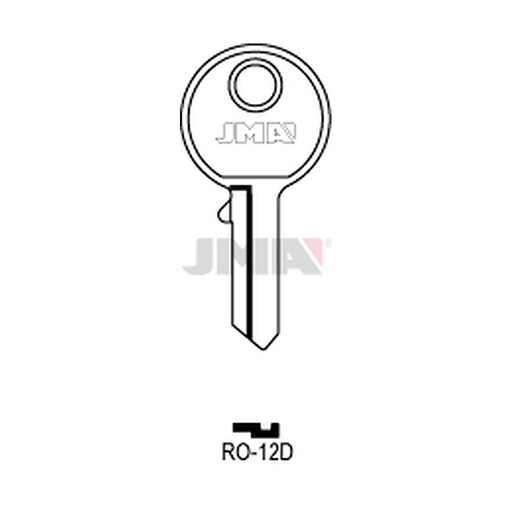 [RO-12D] Clé plate acier RO-12D