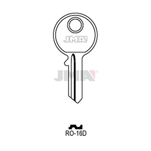 [RO-16D] Clé plate acier RO-16D