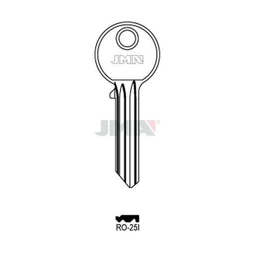 [RO-25I] Clé plate acier RO-25I