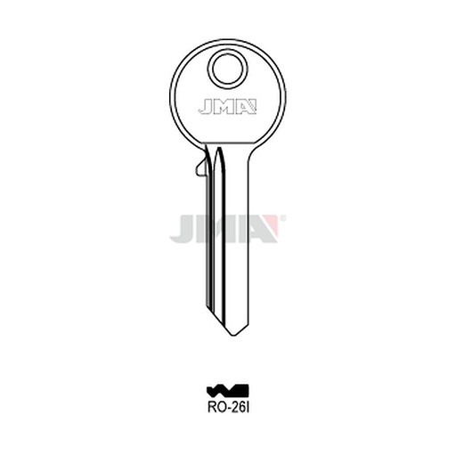 [RO-26I] Clé plate acier RO-26I