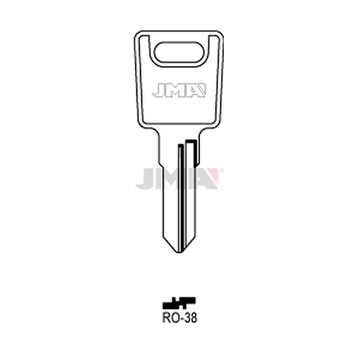 [RO-38] Clé plate acier RO-38