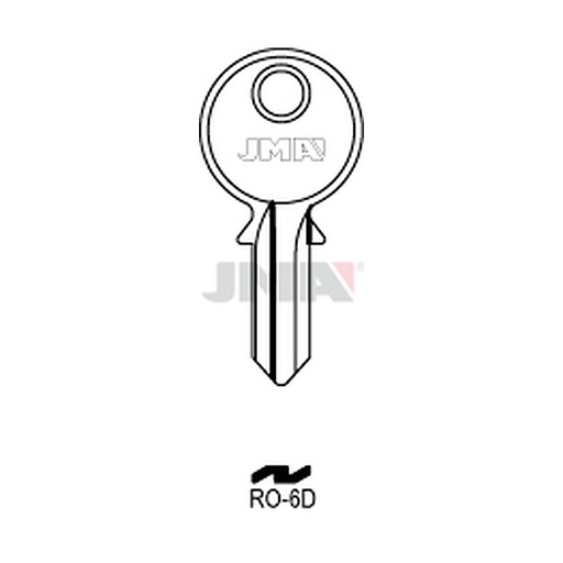 [RO-6D] Clé plate acier RO-6D