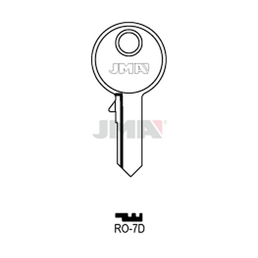 [RO-7D] Clé plate acier courante RO-7D