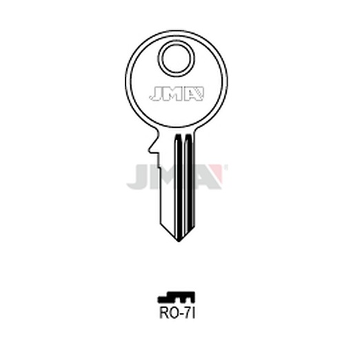 [RO-7I] Clé plate acier RO-7I