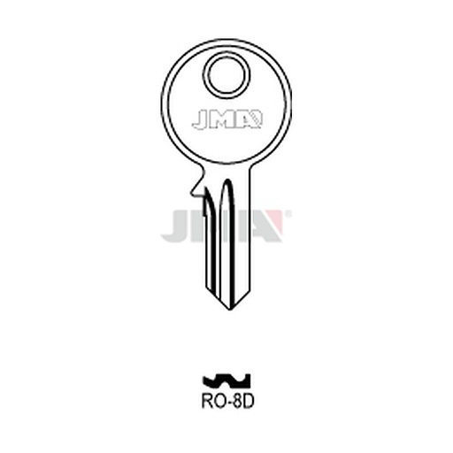 [RO-8D] Clé plate acier RO-8D
