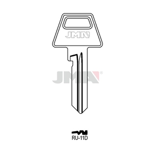 [RU-11D] Clé plate ps acier RU-11D
