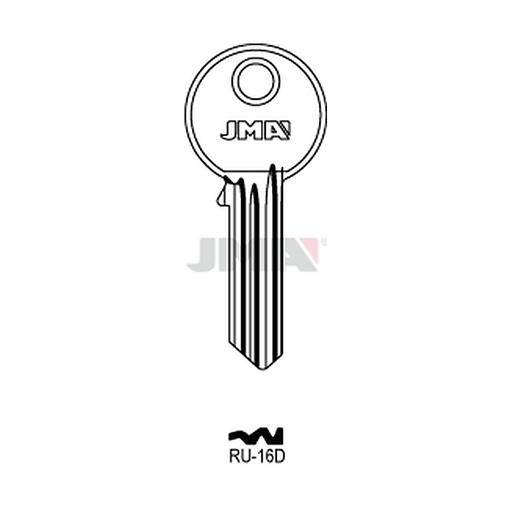 [RU-16D] Clé plate acier RU-16D