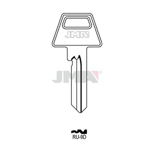 [RU-9D] Clé plate ps acier RU-9D
