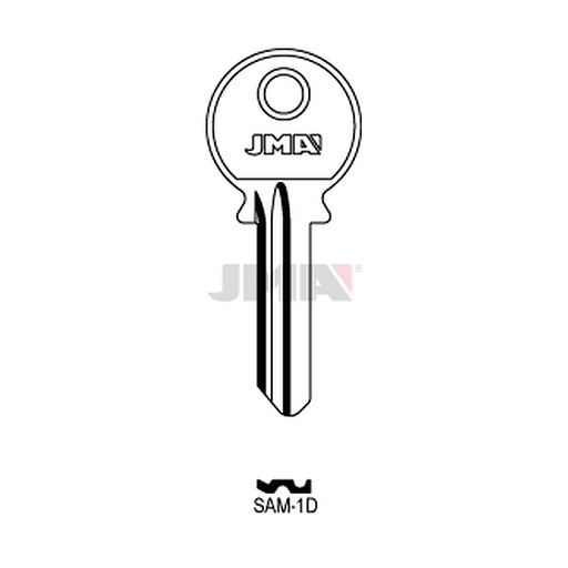 [SAM-1D] Clé plate acier SAM-1D