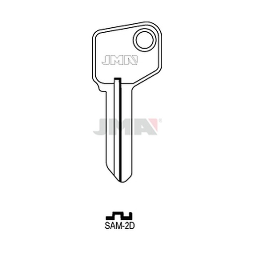 [SAM-2D] Clé plate acier SAM-2D