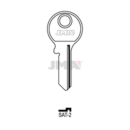 [SAT-2] Clé plate acier SAT-2