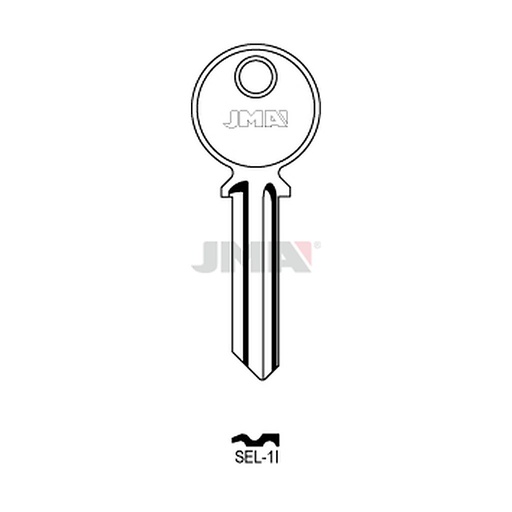[SEL-1I] Clé plate acier SEL-1I