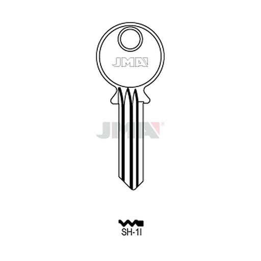 [SH-1I] Clé plate acier SH-1I