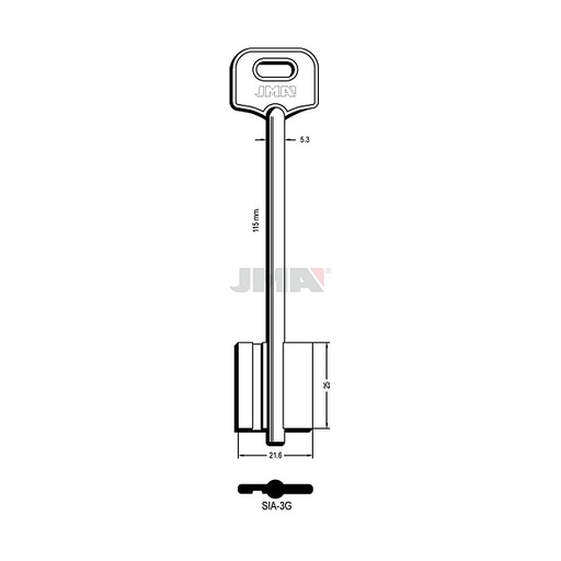 [SIA-3G] Clé dp tf l 101 a 145 mm SIA-3G