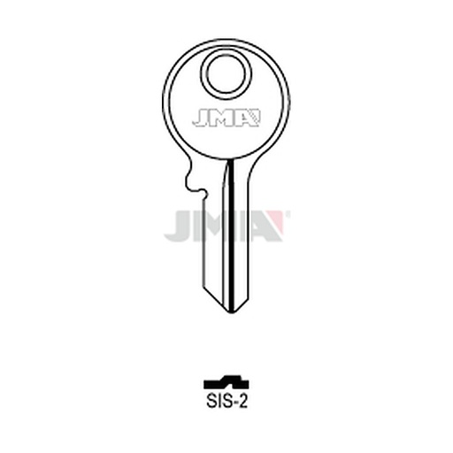 [SIS-2] Clé plate acier SIS-2