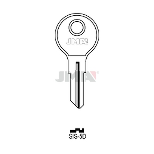 [SIS-5D] Clé plate acier SIS-5D
