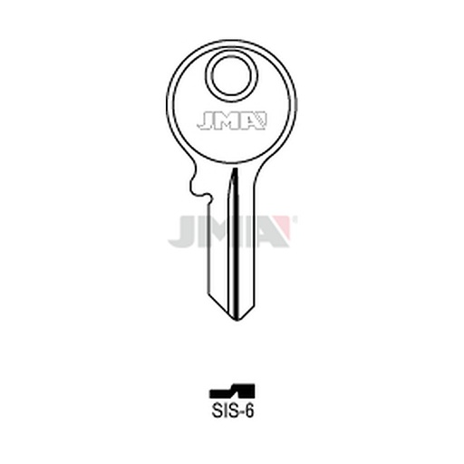 [SIS-6] Clé plate acier SIS-6