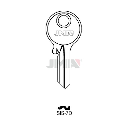 [SIS-7D] Clé plate acier SIS-7D