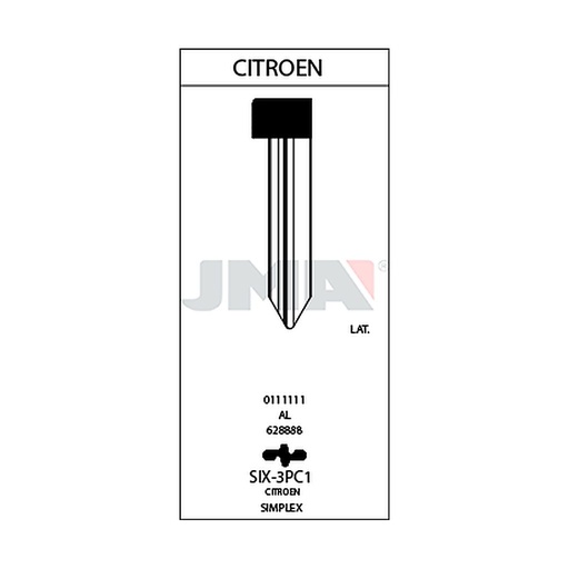 [SIX-3PC1] Clé insert SIX-3PC1