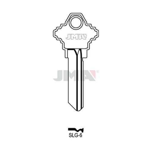 [SLG-6] Clé plate ps laiton SLG-6