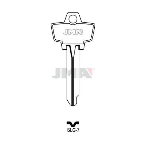 [SLG-7] Clé plate laiton SLG-7