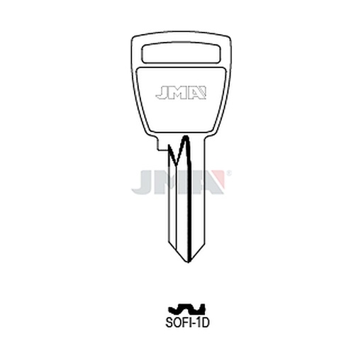 [SOFI-1D] Clé plate acier SOFI-1D