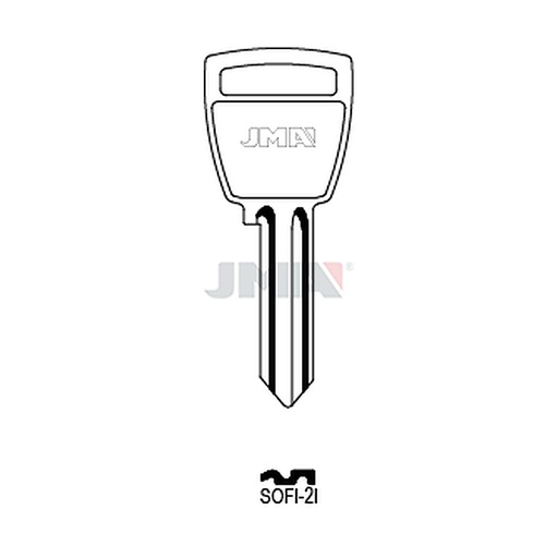 [SOFI-2I] Clé plate acier SOFI-2I