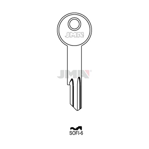 [SOFI-6] Clé plate acier SOFI-6