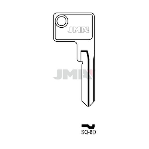 [SQ-8D] Clé plate acier SQ-8D