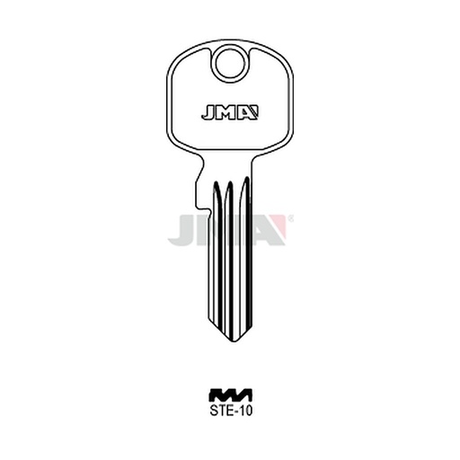 [STE-10] Clé plate ps acier STE-10