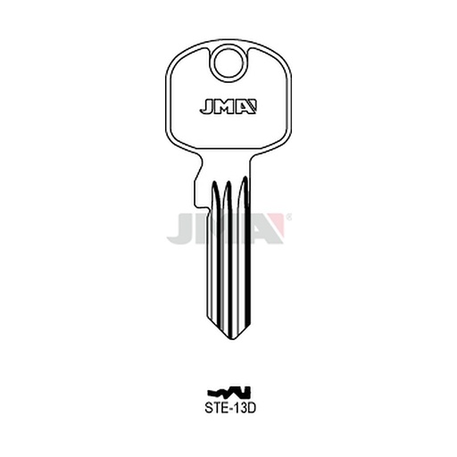 [STE-13D] Clé plate ps acier STE-13D