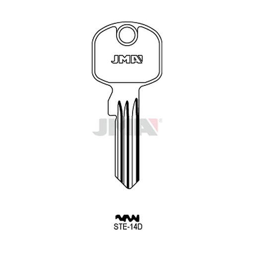[STE-14D] Clé plate ps acier STE-14D