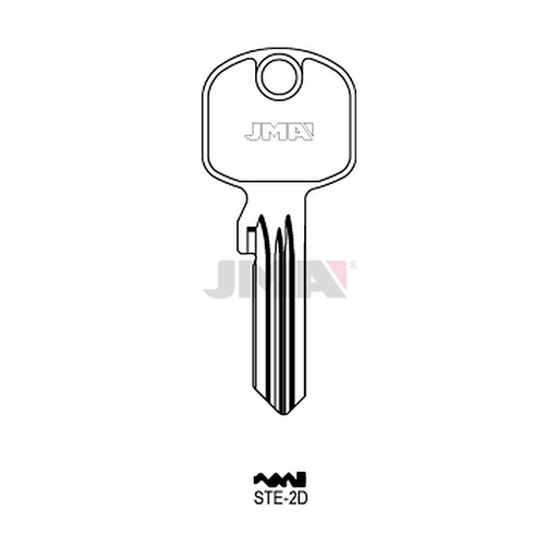 [STE-2D] Clé plate ps acier STE-2D