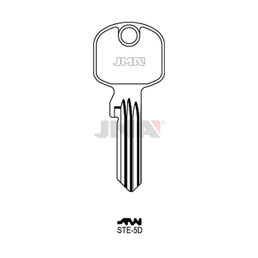 [STE-5D] Clé plate ps acier STE-5D