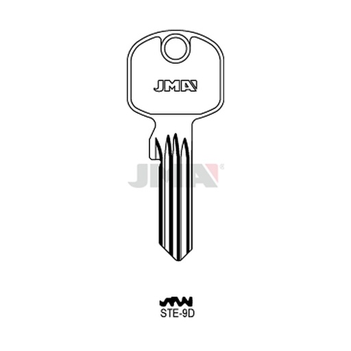 [STE-9D] Clé plate ps acier STE-9D