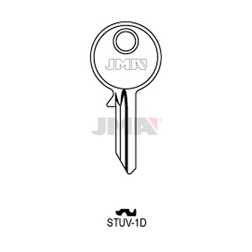 [STUV-1D] Clé plate acier STUV-1D