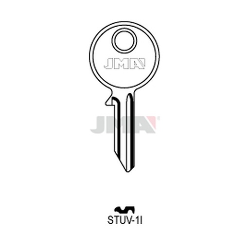 [STUV-1I] Clé plate acier STUV-1I