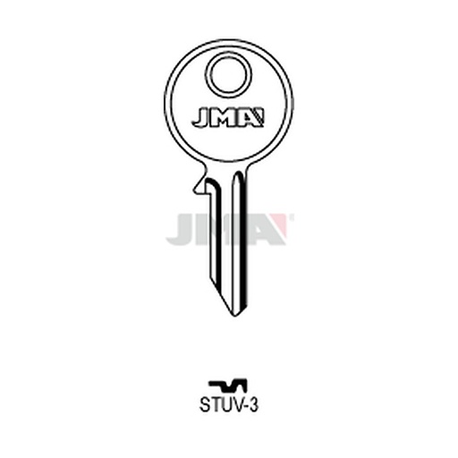 [STUV-3] Clé plate acier STUV-3