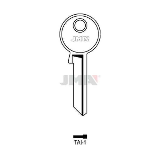 [TAI-1] Clé plate acier TAI-1